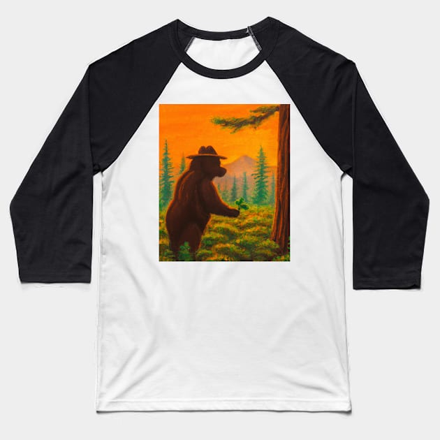 The Bear Ranger Baseball T-Shirt by soulfulprintss8